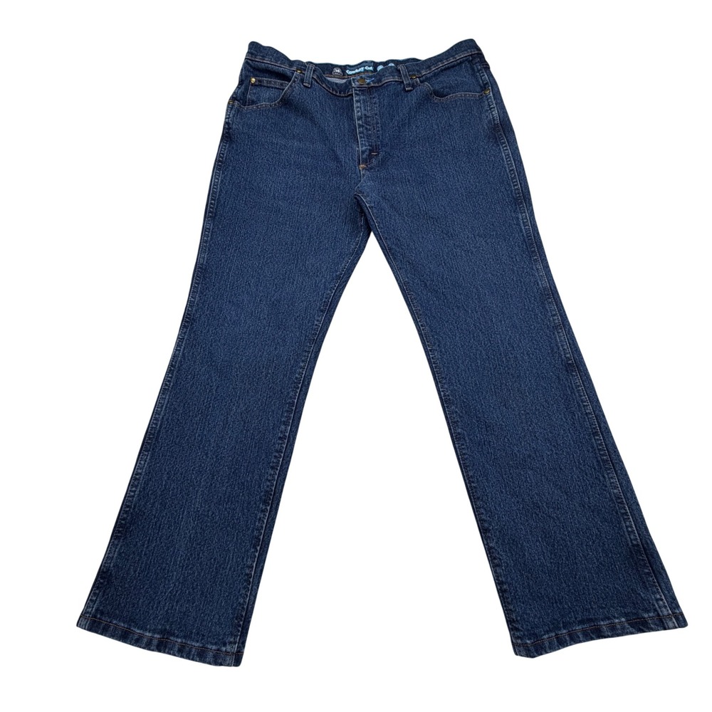Wrangler Jeans Mens 40x30 Blue Cowboy Cut Premium Performance Slim Fit Denim